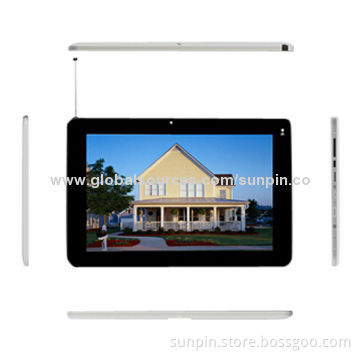 10-inch Android OS Tablet PC with HDMI DC Port 1,280 x 800 Pixels, 0.3MP Front/2.0MP Back Cameras